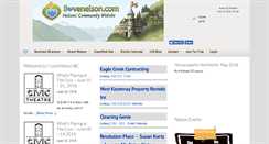 Desktop Screenshot of ilovenelson.com